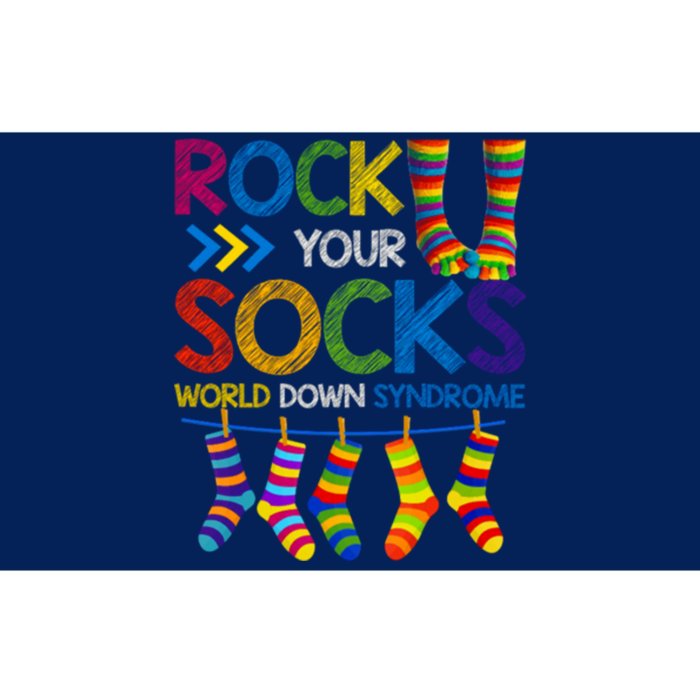 Rock Your Socks World Down Syndrome Awareness Bumper Sticker