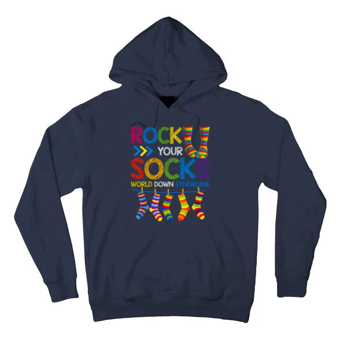 Rock Your Socks World Down Syndrome Awareness Tall Hoodie