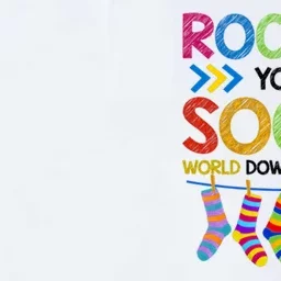 Rock Your Socks World Down Syndrome Awareness Softstyle Adult Sport Polo