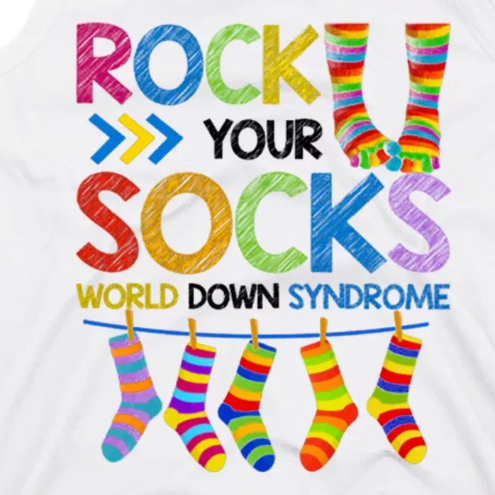 Rock Your Socks World Down Syndrome Awareness Tank Top