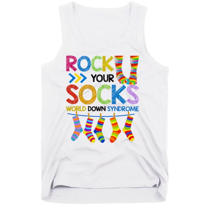 Rock Your Socks World Down Syndrome Awareness Tank Top