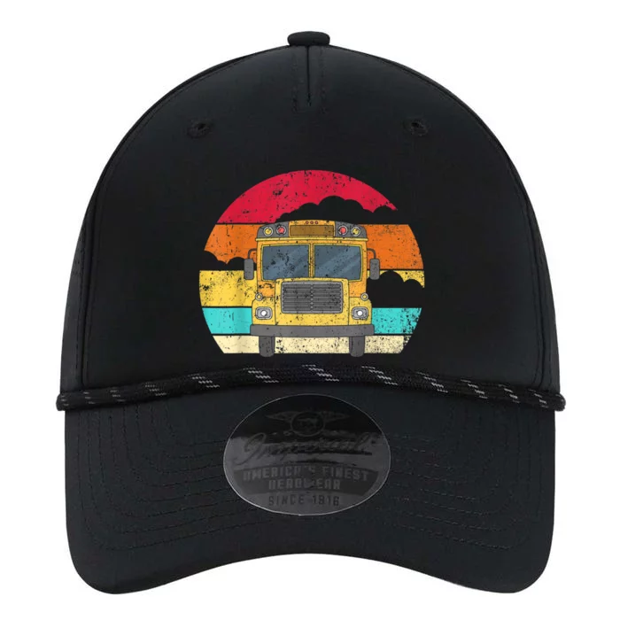 Retro Yellow School Bus For School Bus Driver And Busman Performance The Dyno Cap