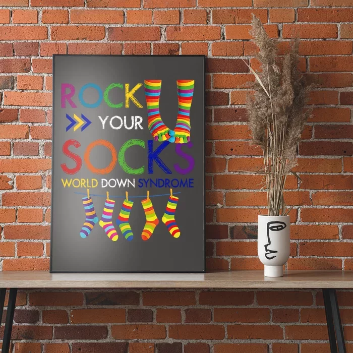 Rock Your Socks World Down Syndrome Awareness Poster