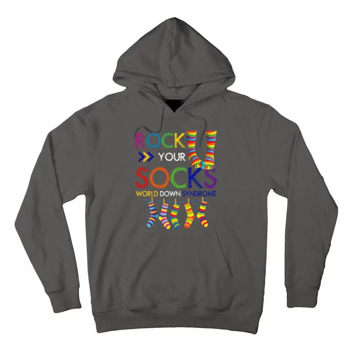 Rock Your Socks World Down Syndrome Awareness Tall Hoodie