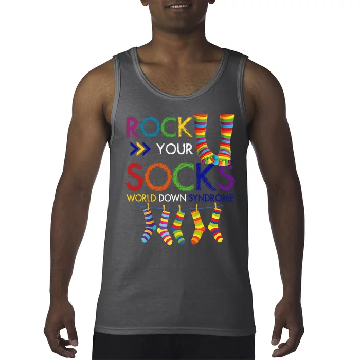 Rock Your Socks World Down Syndrome Awareness Tank Top