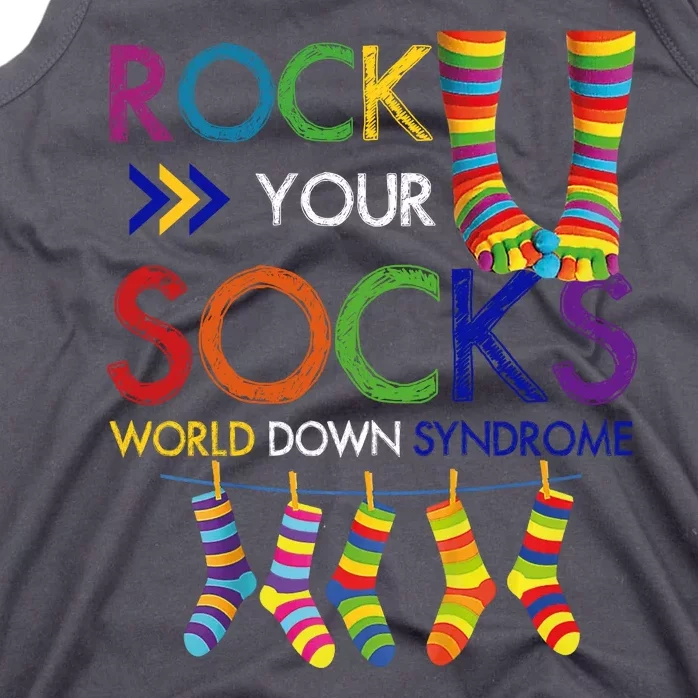 Rock Your Socks World Down Syndrome Awareness Tank Top