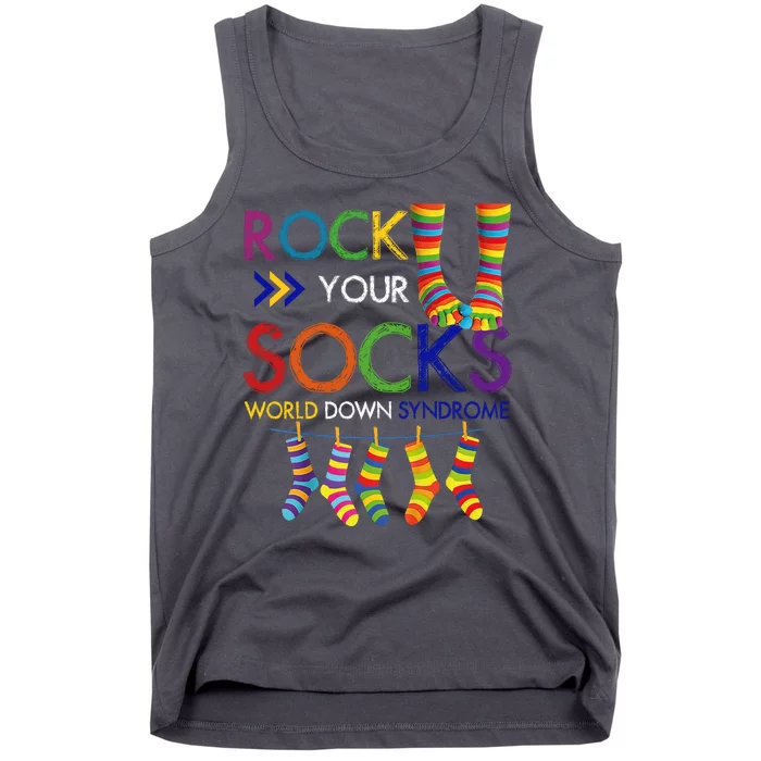 Rock Your Socks World Down Syndrome Awareness Tank Top