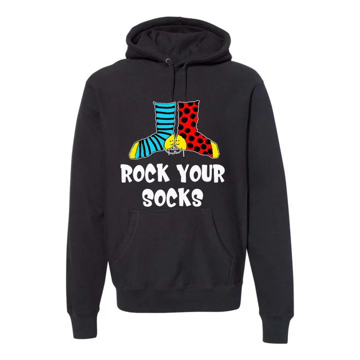 Rock Your Socks World Down Syndrome Awareness Premium Hoodie