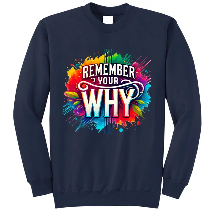 Remember Your Why Tall Sweatshirt