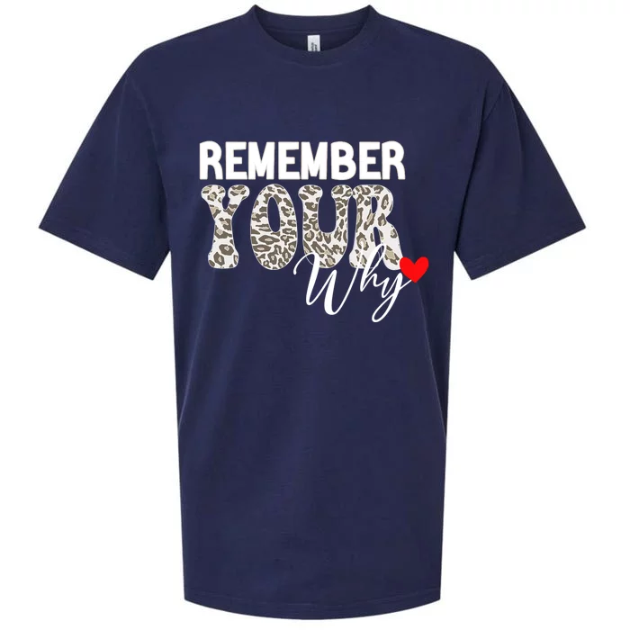 Remember Your Why Cool Funny Motivation Inspirational Quote Sueded Cloud Jersey T-Shirt