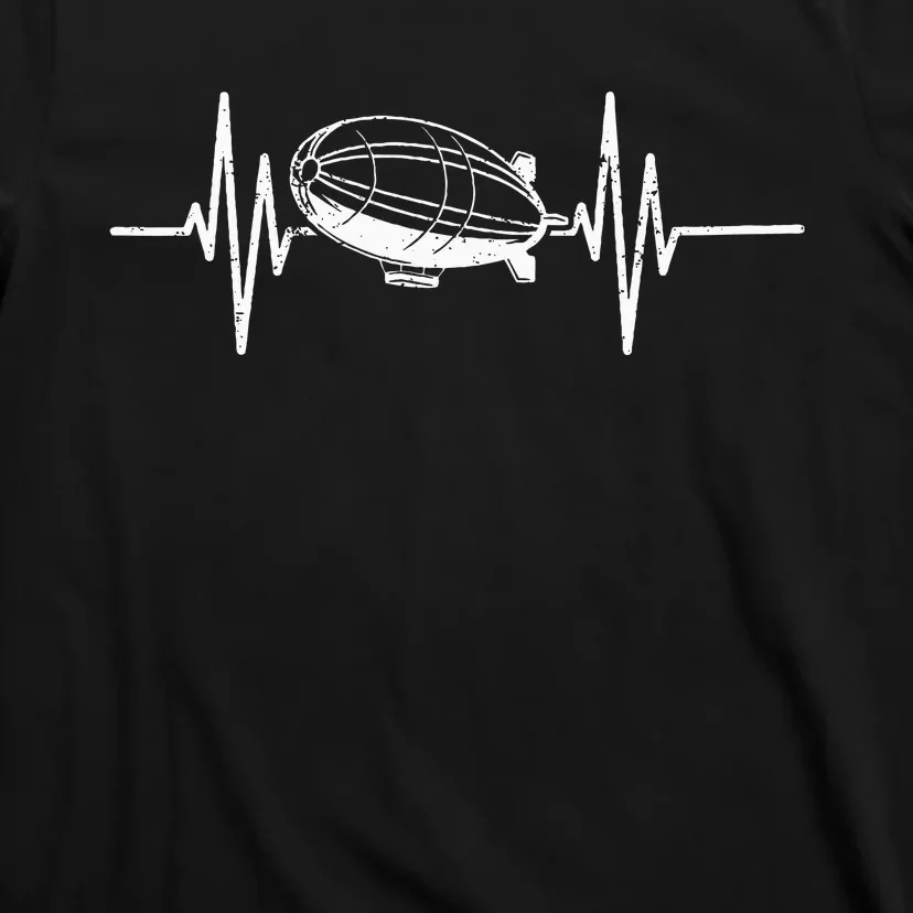 Retro Zeppelin 70s Dirigible Blimp Airship Zepelin Zepplin T-Shirt