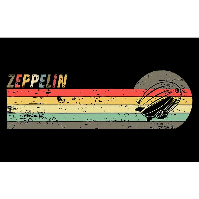 Retro Zeppelin 70s 80s Dirigible Bumper Sticker