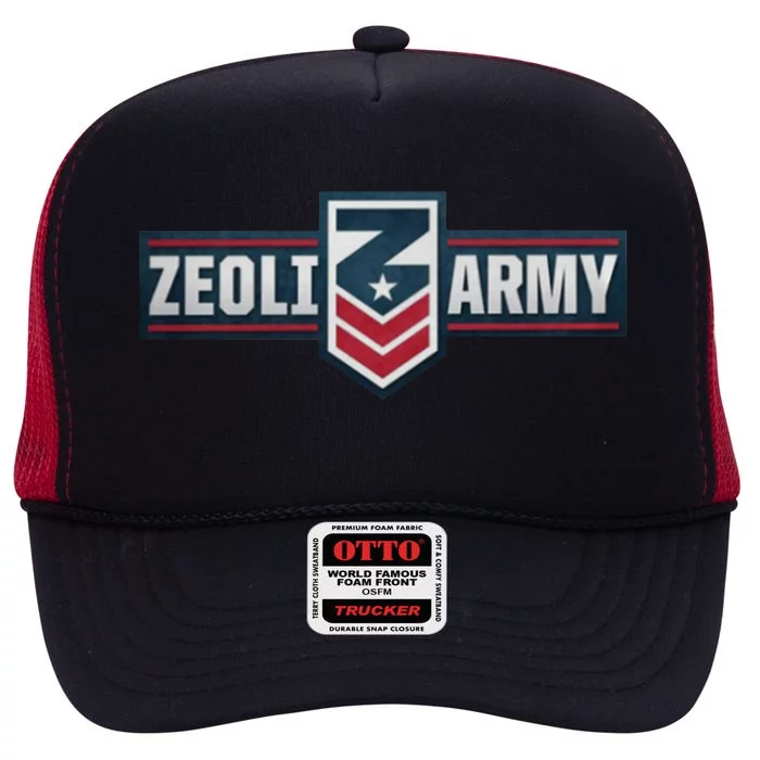 Rich Zeoli Army High Crown Mesh Trucker Hat