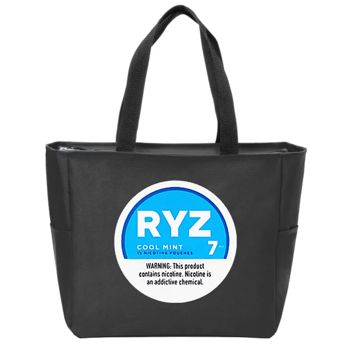 Ryz Zyn Blue Rizzberry To Rizz Packets Zip Tote Bag