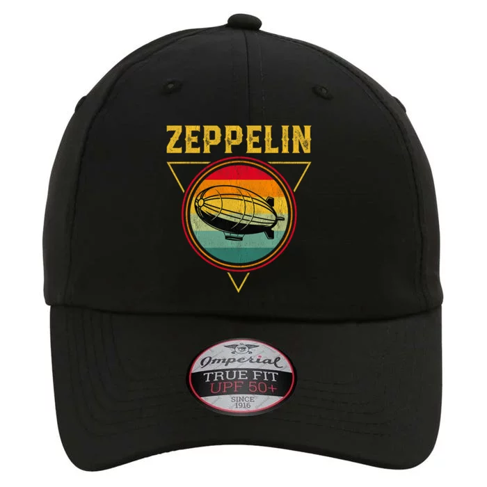 Retro Zeppelin Funny Dirigible Blimp Airship 70s 80s The Original Performance Cap