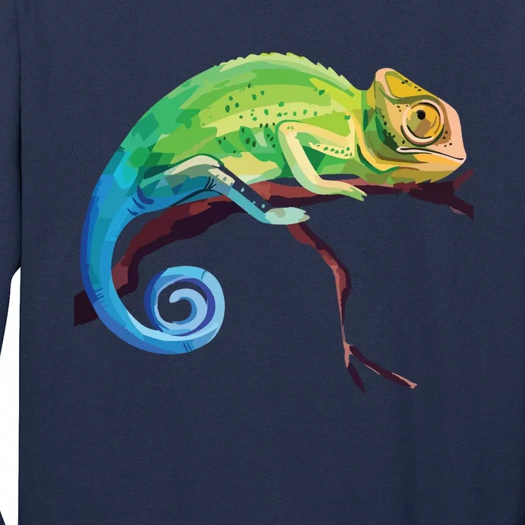 Reptile Zoo Keeper Gift Idea Lizard Safari Chameleon Long Sleeve Shirt