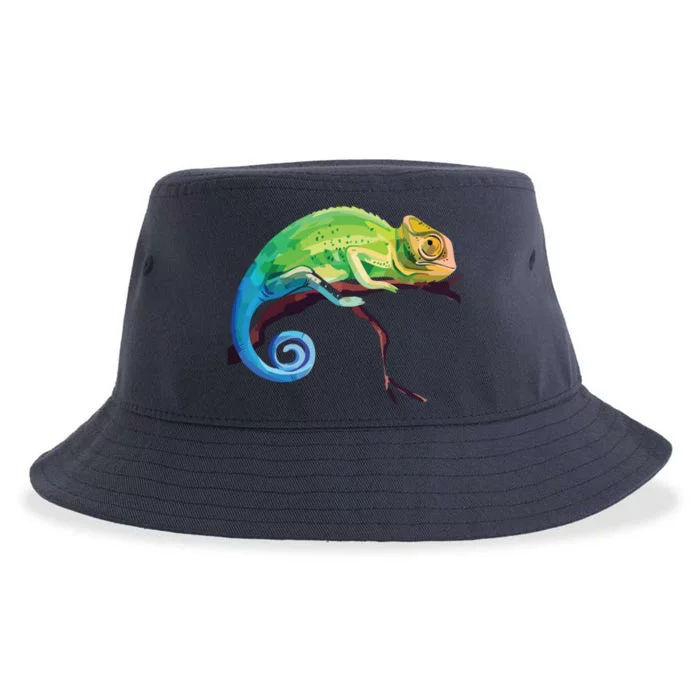 Reptile Zoo Keeper Gift Idea Lizard Safari Chameleon Sustainable Bucket Hat