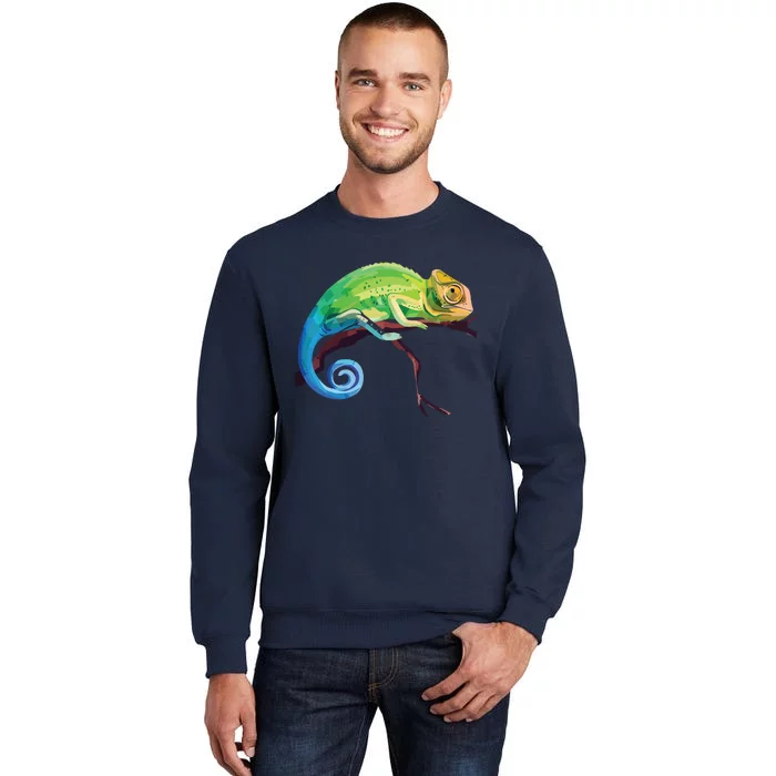 Reptile Zoo Keeper Gift Idea Lizard Safari Chameleon Tall Sweatshirt