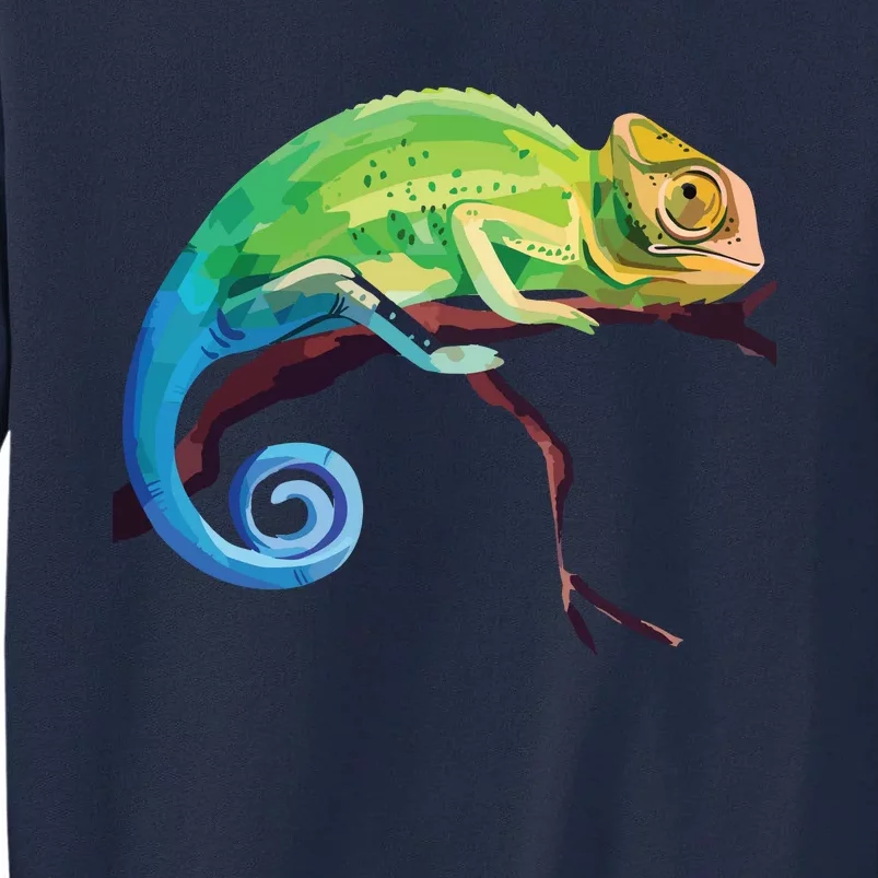 Reptile Zoo Keeper Gift Idea Lizard Safari Chameleon Tall Sweatshirt