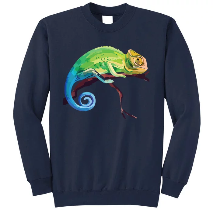 Reptile Zoo Keeper Gift Idea Lizard Safari Chameleon Tall Sweatshirt