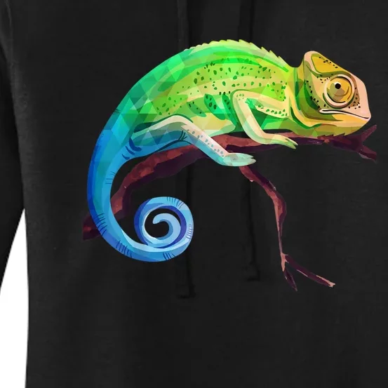 Reptile Zoo Keeper Idea Lizard Safari Chameleon Women's Pullover Hoodie