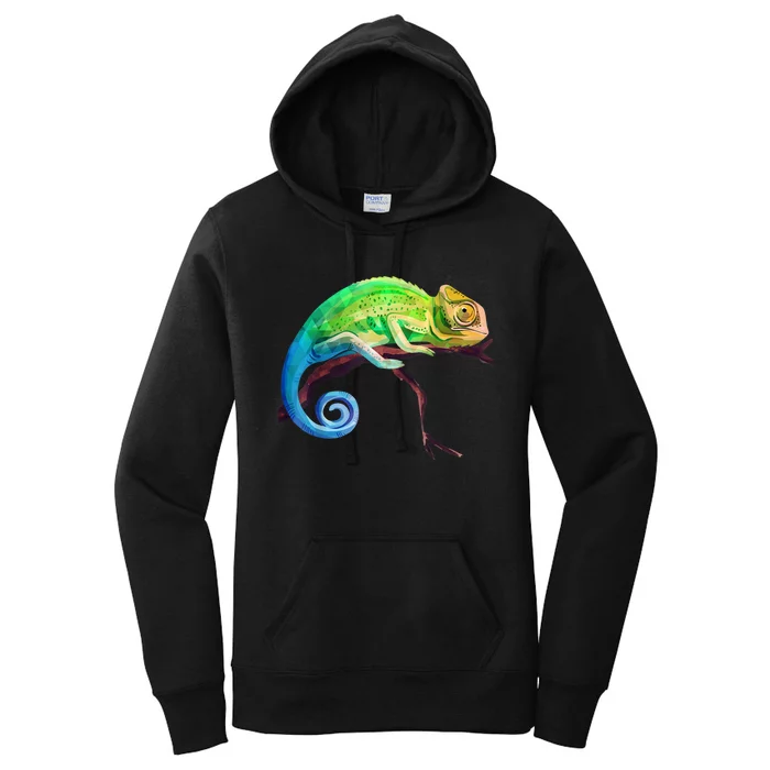 Reptile Zoo Keeper Idea Lizard Safari Chameleon Women's Pullover Hoodie