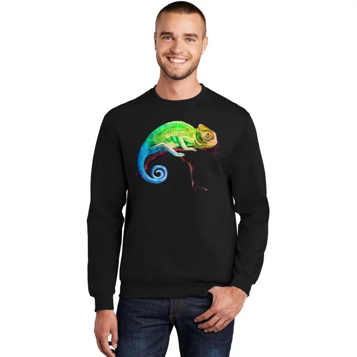 Reptile Zoo Keeper Idea Lizard Safari Chameleon Tall Sweatshirt