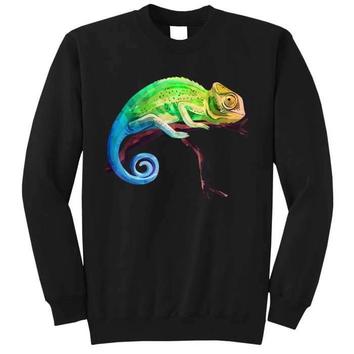 Reptile Zoo Keeper Idea Lizard Safari Chameleon Tall Sweatshirt