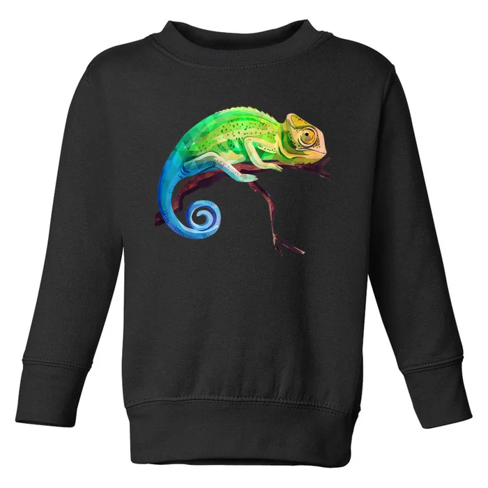 Reptile Zoo Keeper Idea Lizard Safari Chameleon Toddler Sweatshirt