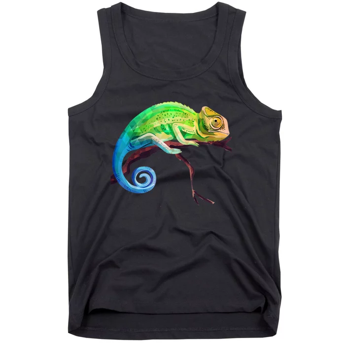 Reptile Zoo Keeper Idea Lizard Safari Chameleon Tank Top