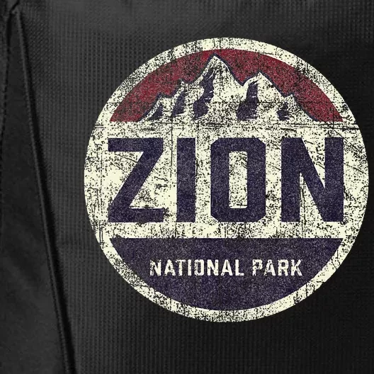 Retro Zion National Park Utah Mountain Hiking City Backpack