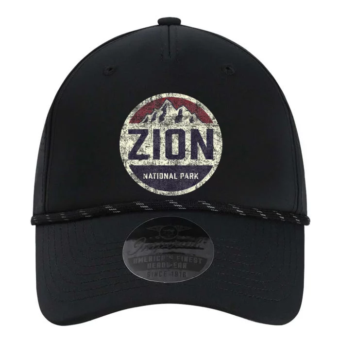 Retro Zion National Park Utah Mountain Hiking Performance The Dyno Cap