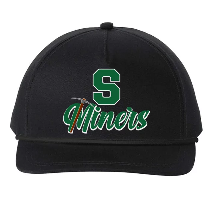 S Minors Sport Team Logo Snapback Five-Panel Rope Hat