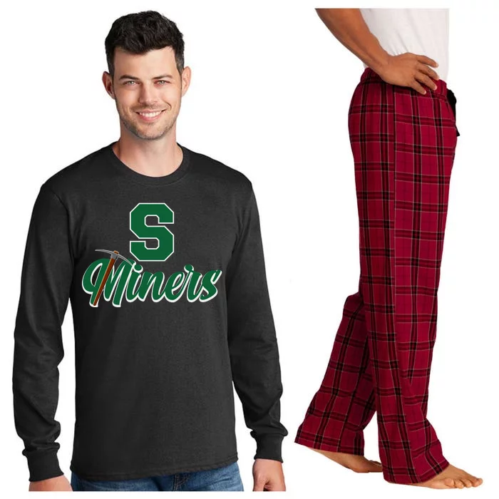 S Minors Sport Team Logo Long Sleeve Pajama Set