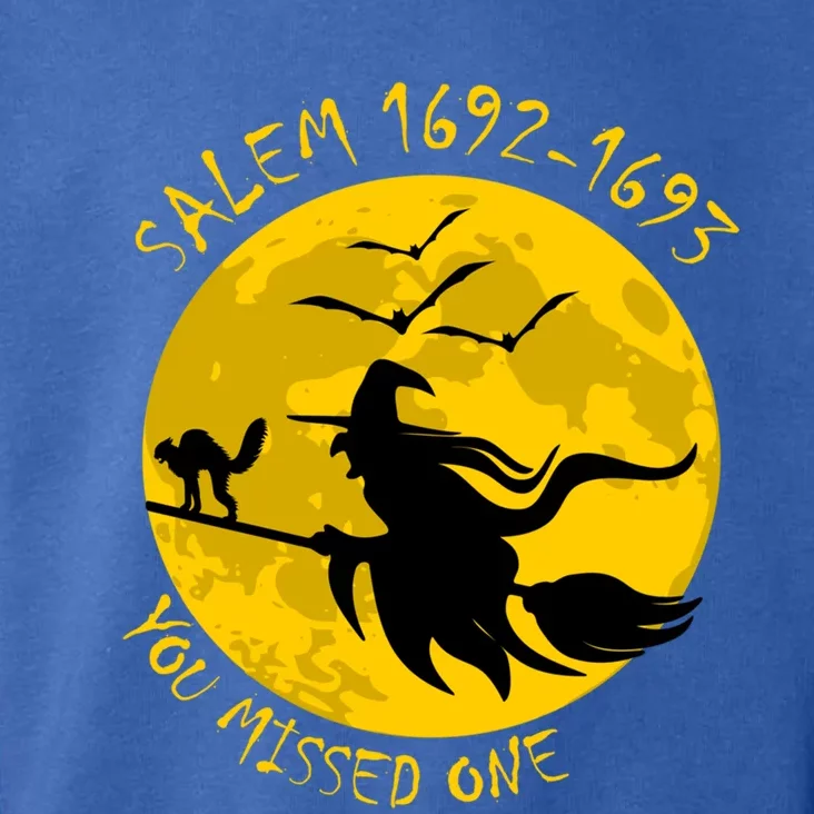 Salem 1692 1693 You Missed One Witch Riding Broom Great Gift Toddler Hoodie