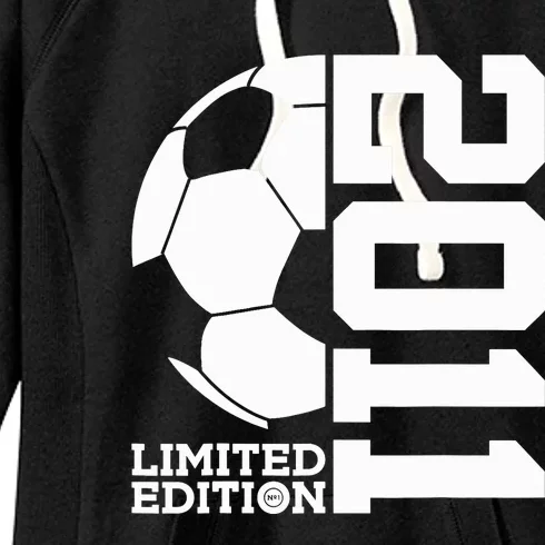 Soccer 12th Birthday Football Women's Fleece Hoodie