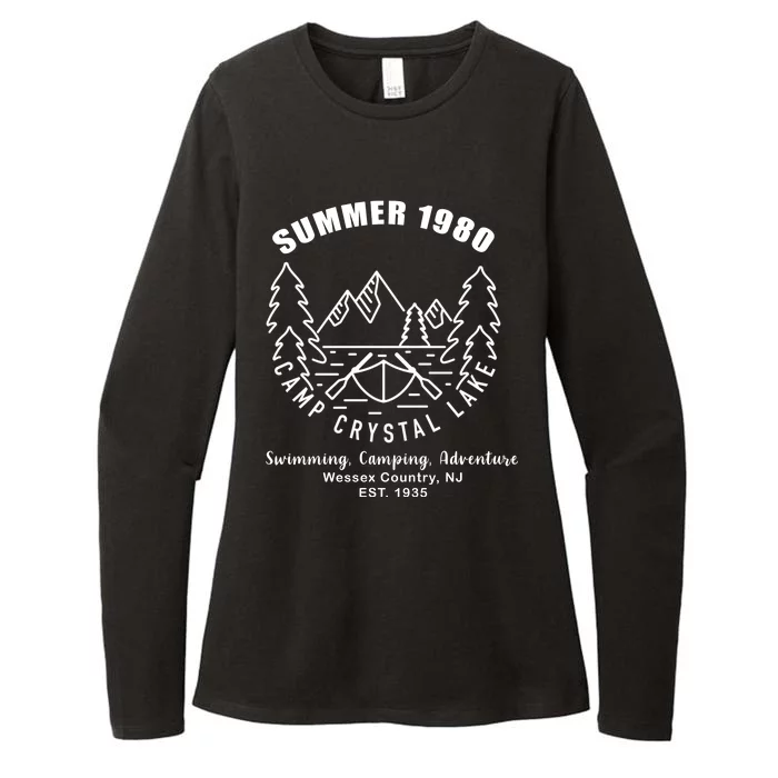 Summer 1980 Camp Crystal Lake Womens CVC Long Sleeve Shirt