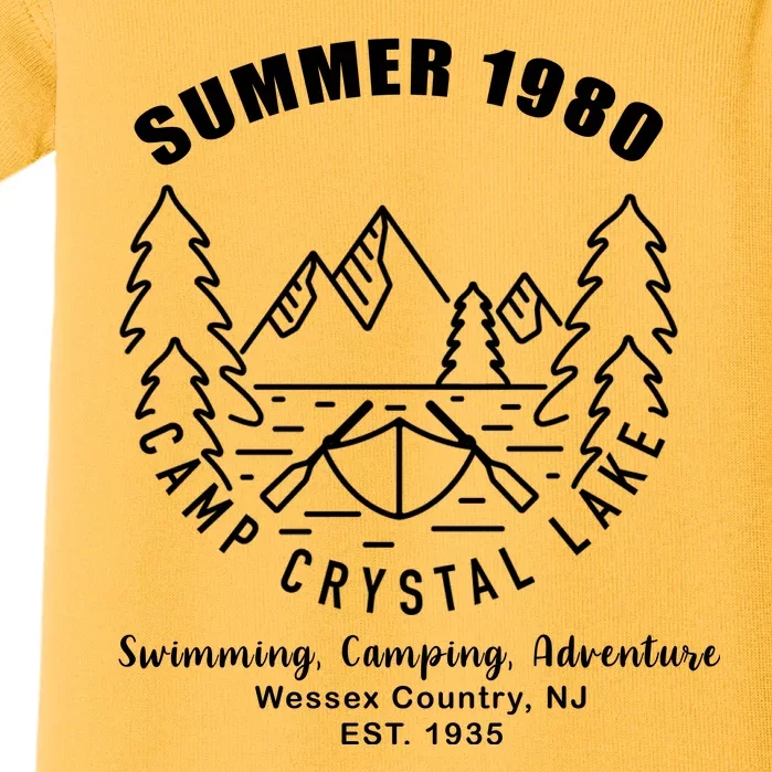 Summer 1980 Camp Crystal Lake Baby Bodysuit