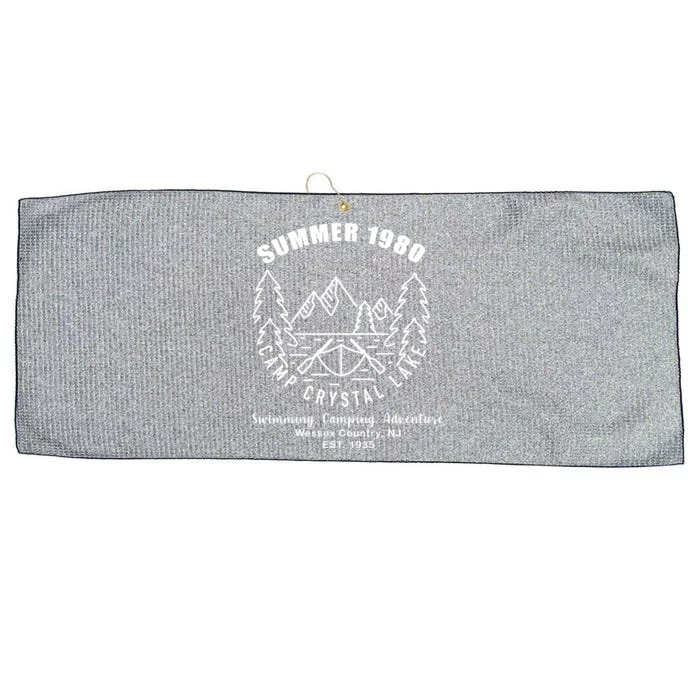 Summer 1980 Camp Crystal Lake Large Microfiber Waffle Golf Towel