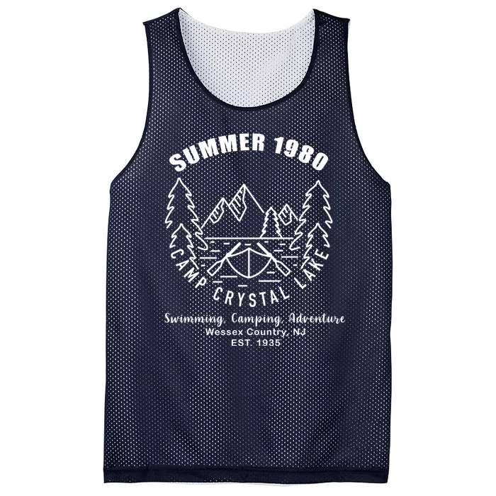 Summer 1980 Camp Crystal Lake Mesh Reversible Basketball Jersey Tank