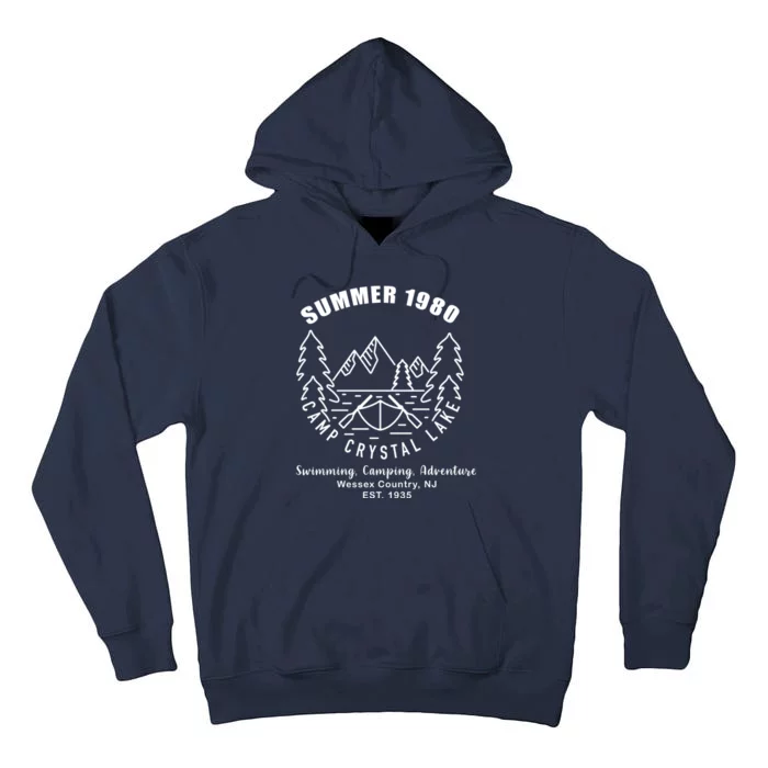 Summer 1980 Camp Crystal Lake Tall Hoodie