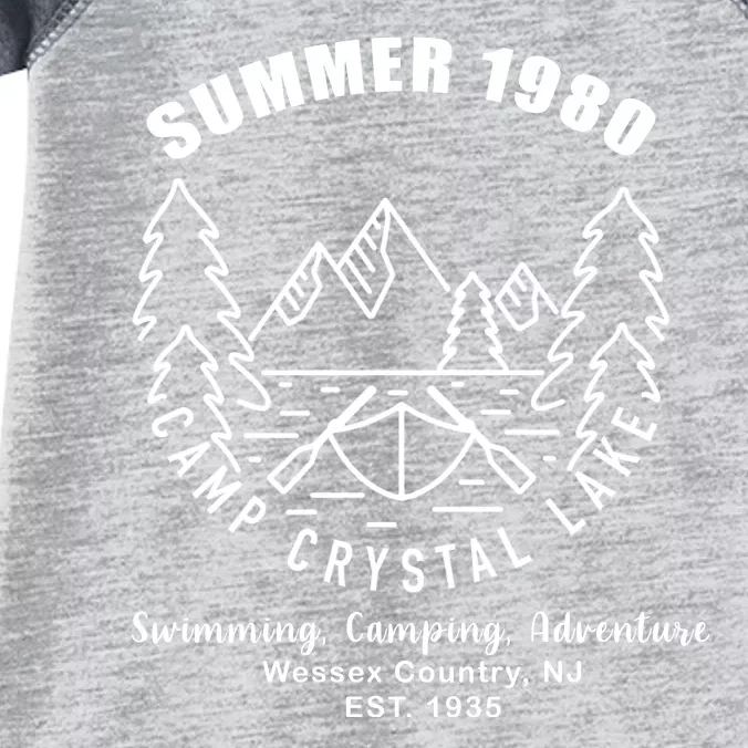 Summer 1980 Camp Crystal Lake Infant Baby Jersey Bodysuit