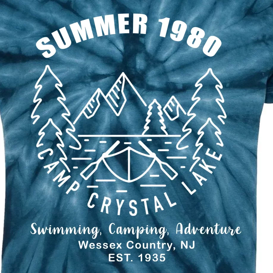 Summer 1980 Camp Crystal Lake Kids Tie-Dye T-Shirt