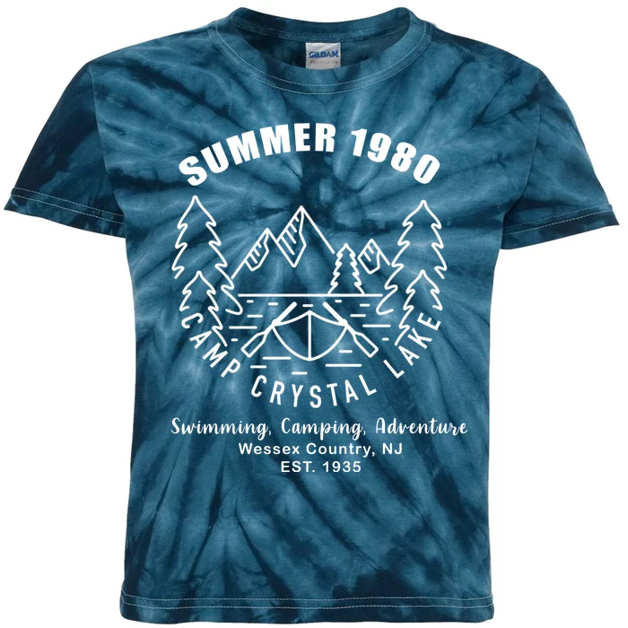 Summer 1980 Camp Crystal Lake Kids Tie-Dye T-Shirt