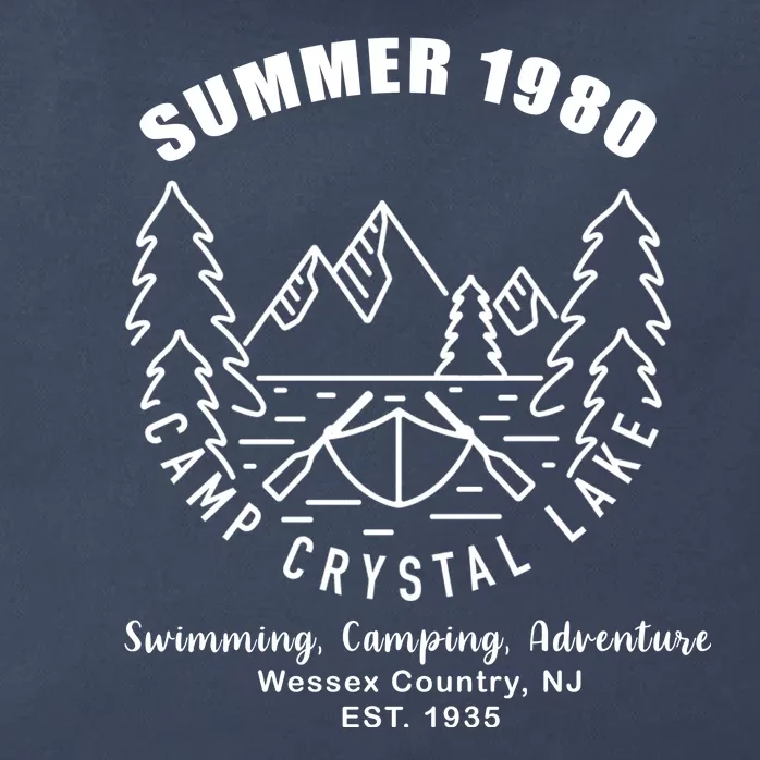 Summer 1980 Camp Crystal Lake Zip Tote Bag