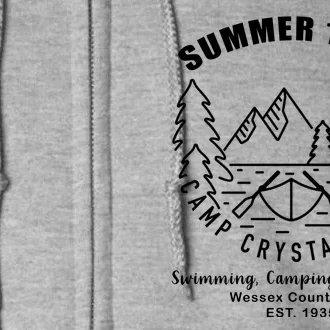 Summer 1980 Camp Crystal Lake Full Zip Hoodie