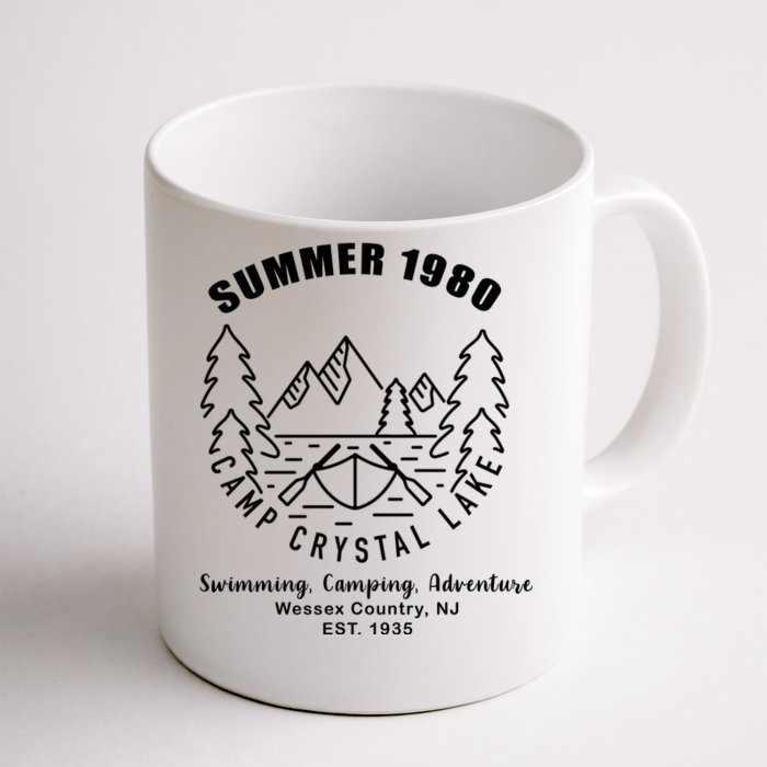 Summer 1980 Camp Crystal Lake Front & Back Coffee Mug