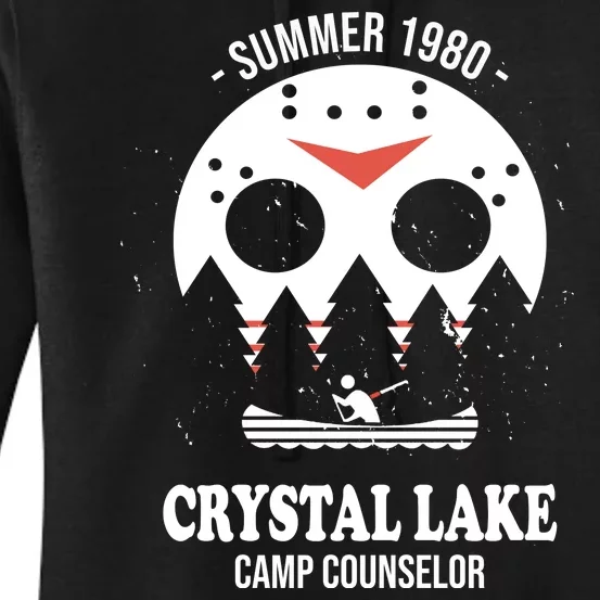 Summer 1980 Crystal Lake Camp Counselor Women's Pullover Hoodie