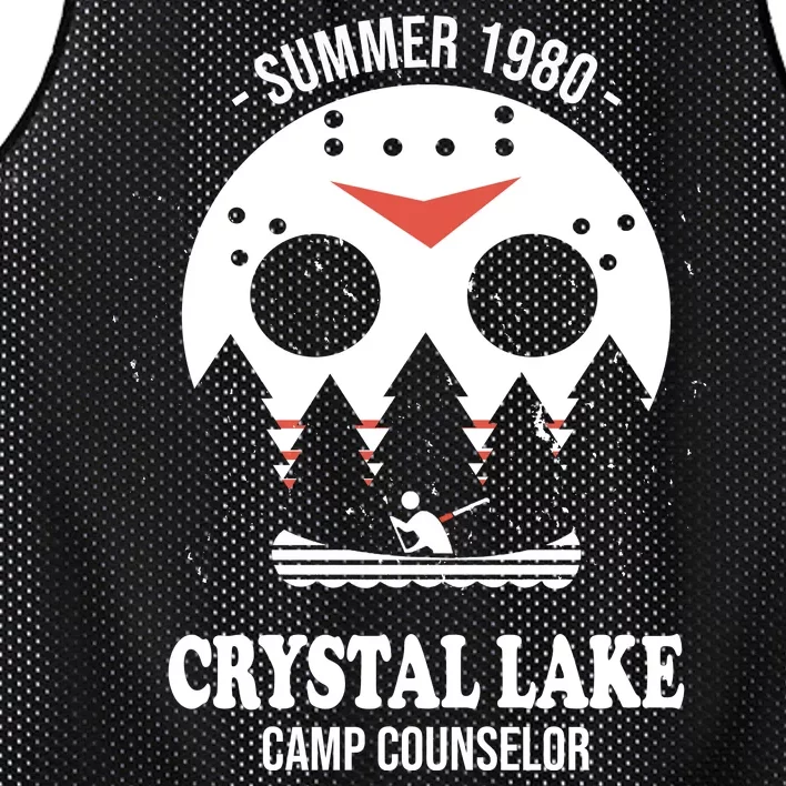 Summer 1980 Crystal Lake Camp Counselor Mesh Reversible Basketball Jersey Tank