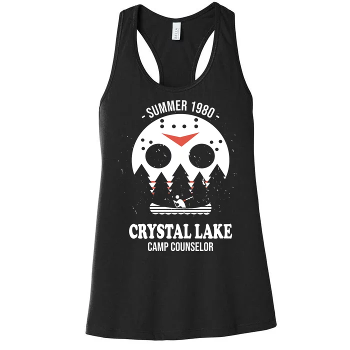 Summer 1980 Crystal Lake Camp Counselor Women's Racerback Tank